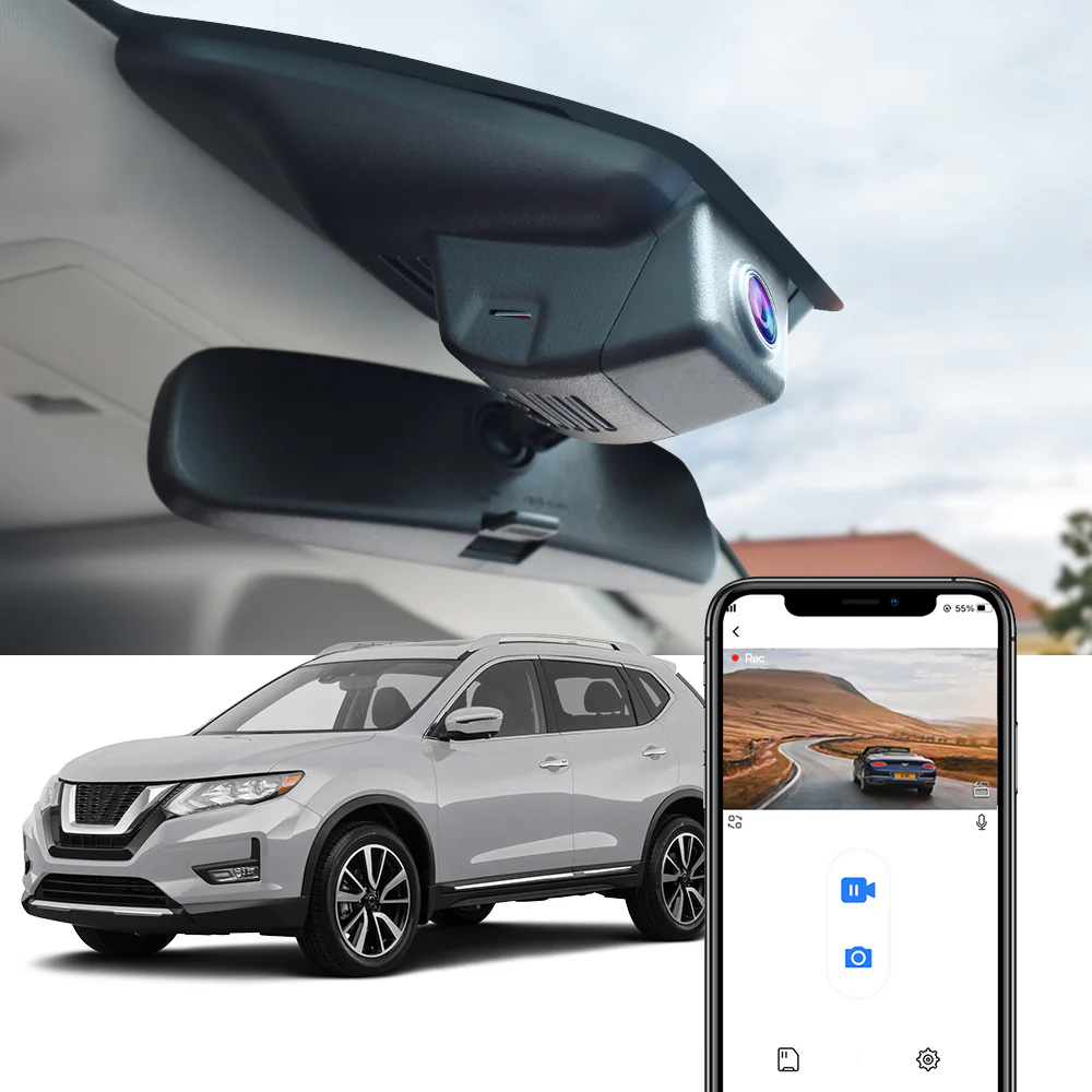 FITCAMX Dash Cam for 2017 - 2020 Nissan Rogue