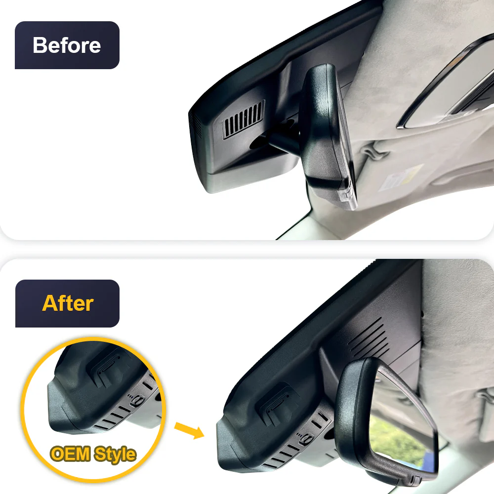 FITCAMX Dash Cam for 2020-2022 Hyundai Palisade (Rear Mirror Cover part number 96031-S8000) - Image 3