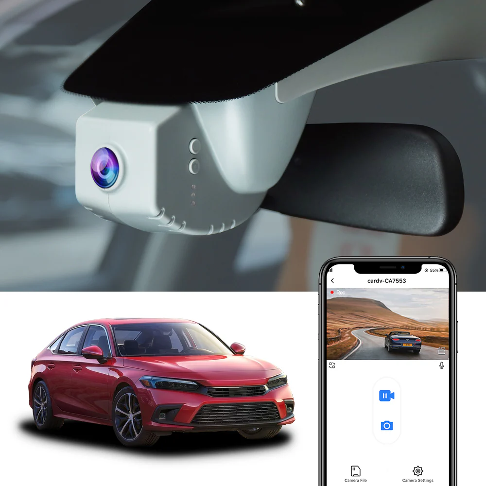 FITCAMX Dash Cam for 2022-2026 Honda Civic