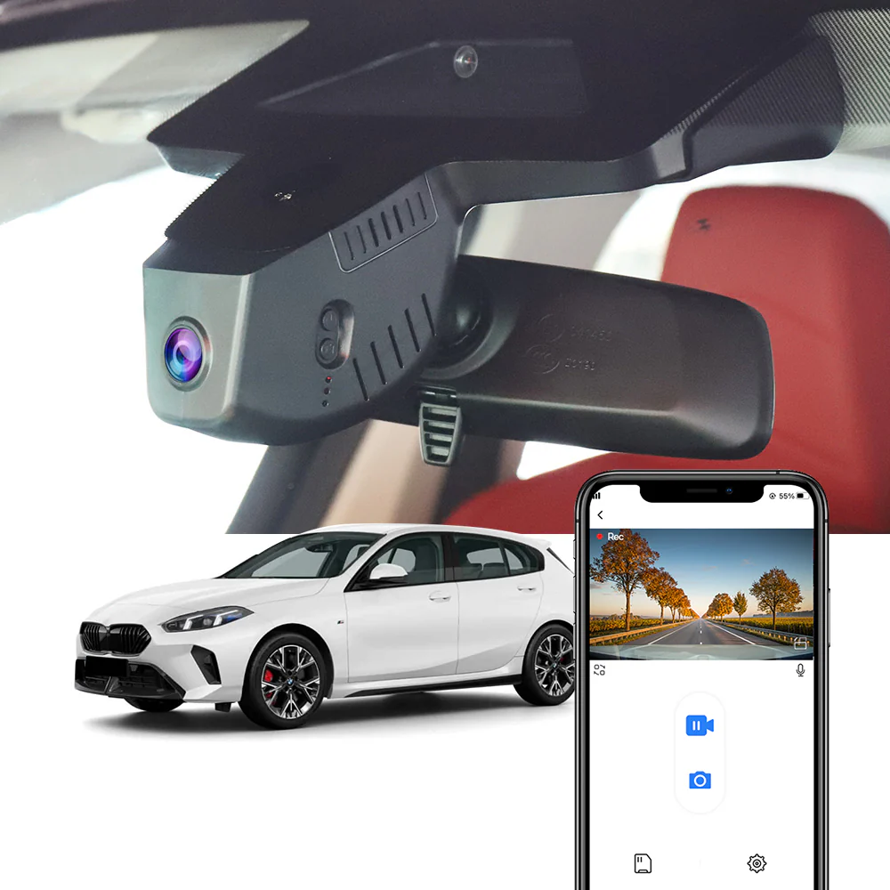 FITCAMX Dash Cam for 2024 2025 BMW 1 Series (F70)
