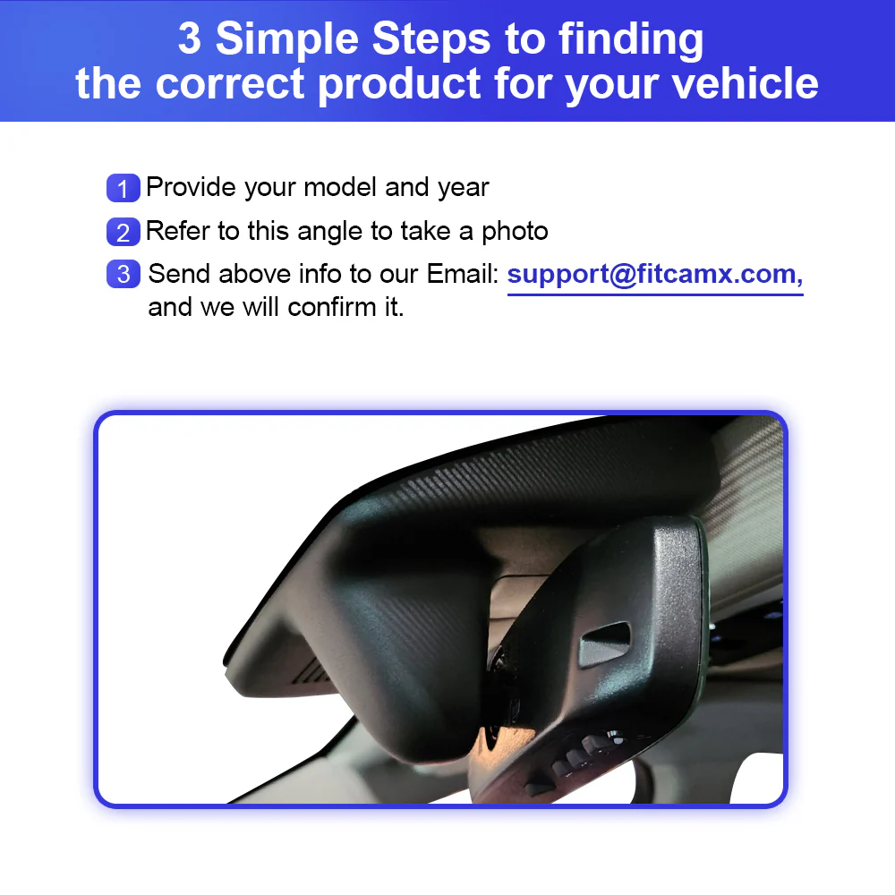 FITCAMX Dash Cam for Acura RDX 2019 - 2026 - Image 3