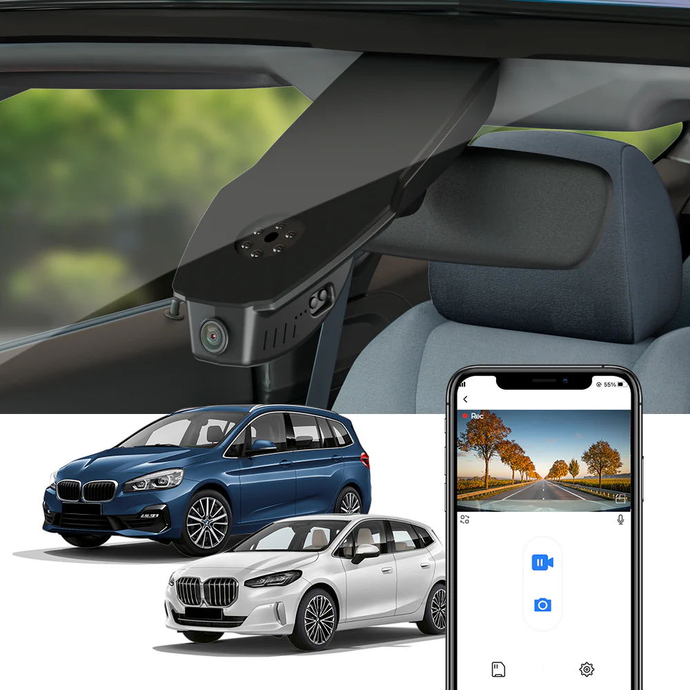 FITCAMX Dash Cam for BMW 2 Series Gran Tourer and Active Tourer F45 F46 2016-2022