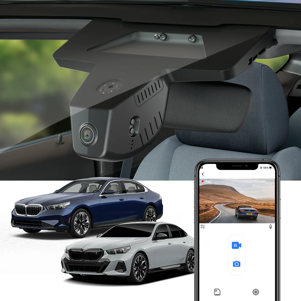 FITCAMX Dash Cam for BMW 5 Series 530i 540i i5 2024-2026 (G60)