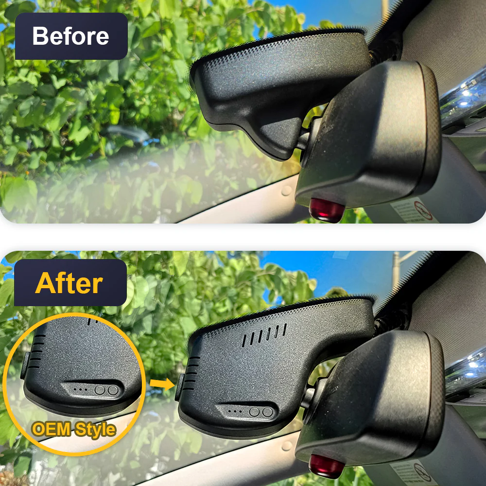 FITCAMX Dash Cam for BMW X3 E83, 3 Series / M3 E46, Z4 E85, 5 Series E39,  2003-2009 - Image 2