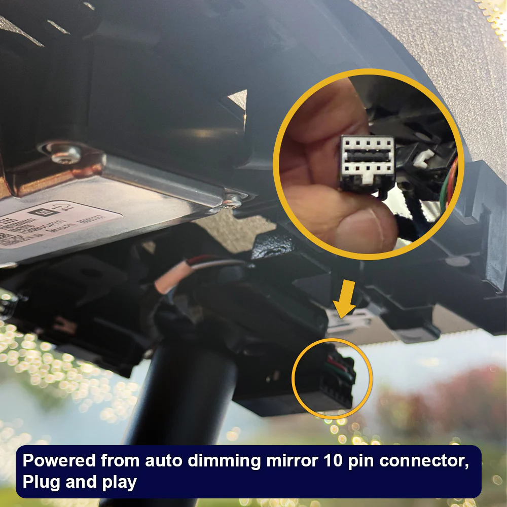 FITCAMX Dash Cam for Chevrolet Chevy Equinox (gas-powered, NOT Electric) 2025-2026 - Image 3