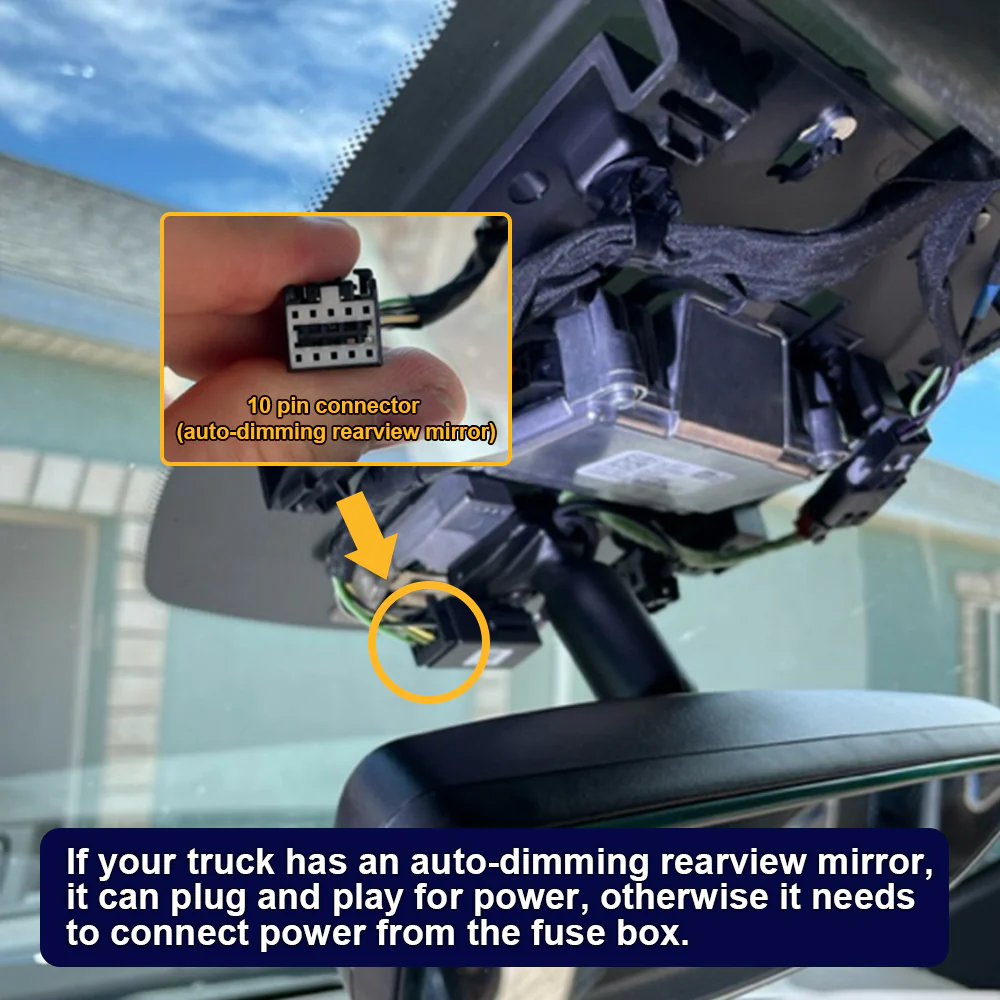 FITCAMX Dash Cam for Chevrolet Chevy Tahoe 2021 - 2026 (5th Gen) - Image 3