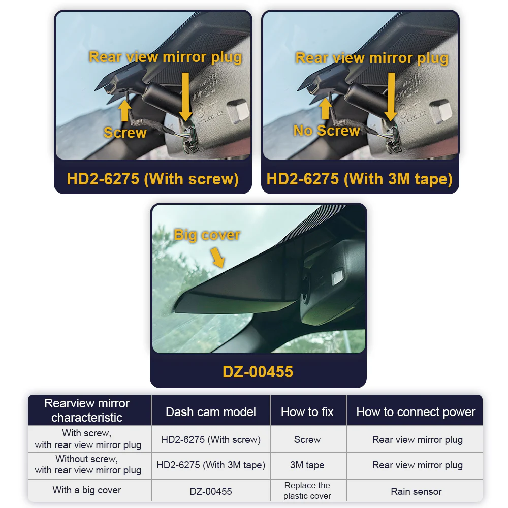 FITCAMX Dash Cam for Ford F-150 (2013-2020) Ford F-250 F-350(2011-2025) - Image 3