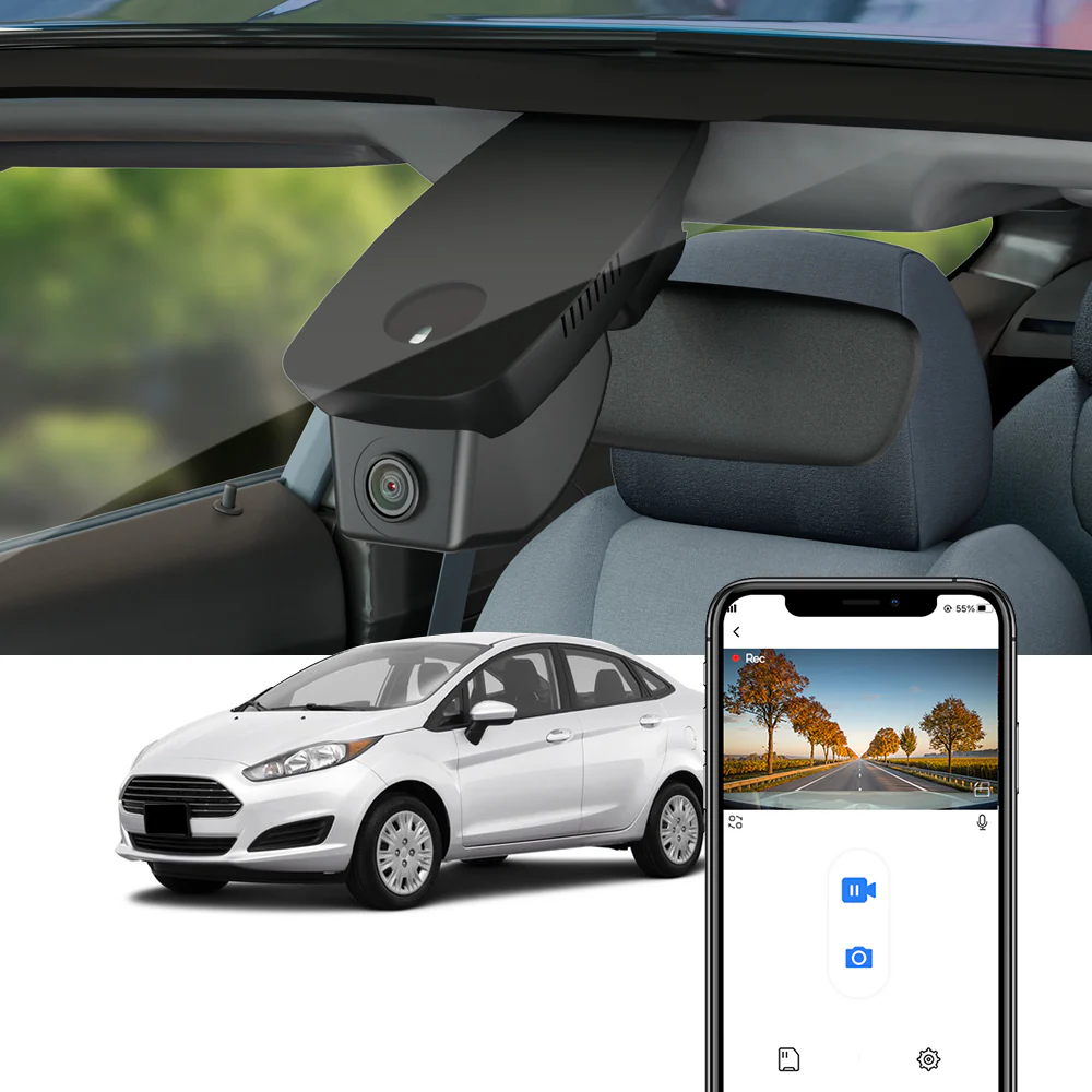 FITCAMX Dash Cam for Ford Fiesta MK7 MK7.5 2013-2017