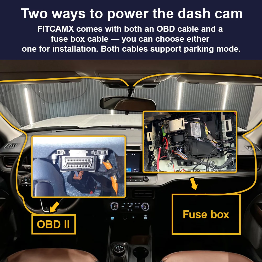 FITCAMX Dash Cam for Ford Maverick 2022-2026 - Image 3