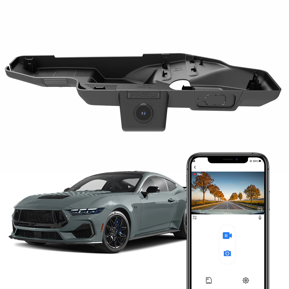 FITCAMX Dash Cam for Ford Mustang 2024-2026  (S650 7th Gen)