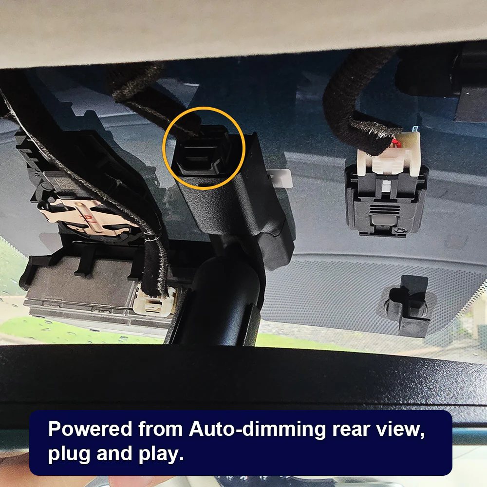 FITCAMX Dash Cam for Genesis GV60 2022-2025 (Right-hand drive)(Rear Mirror Cover part number 96030-CU900) - Image 3