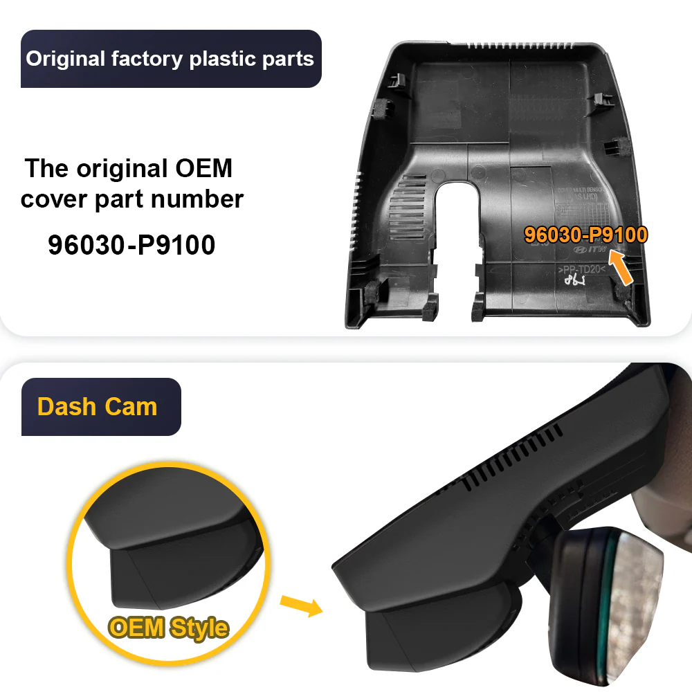 FITCAMX Dash Cam for Hyundai Palisade 2026+ - Image 2