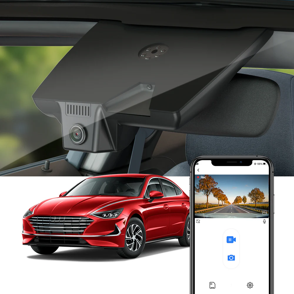 FITCAMX Dash Cam for Hyundai Sonata 2020-2023 (Rear Mirror Cover part number 96030-L1000)