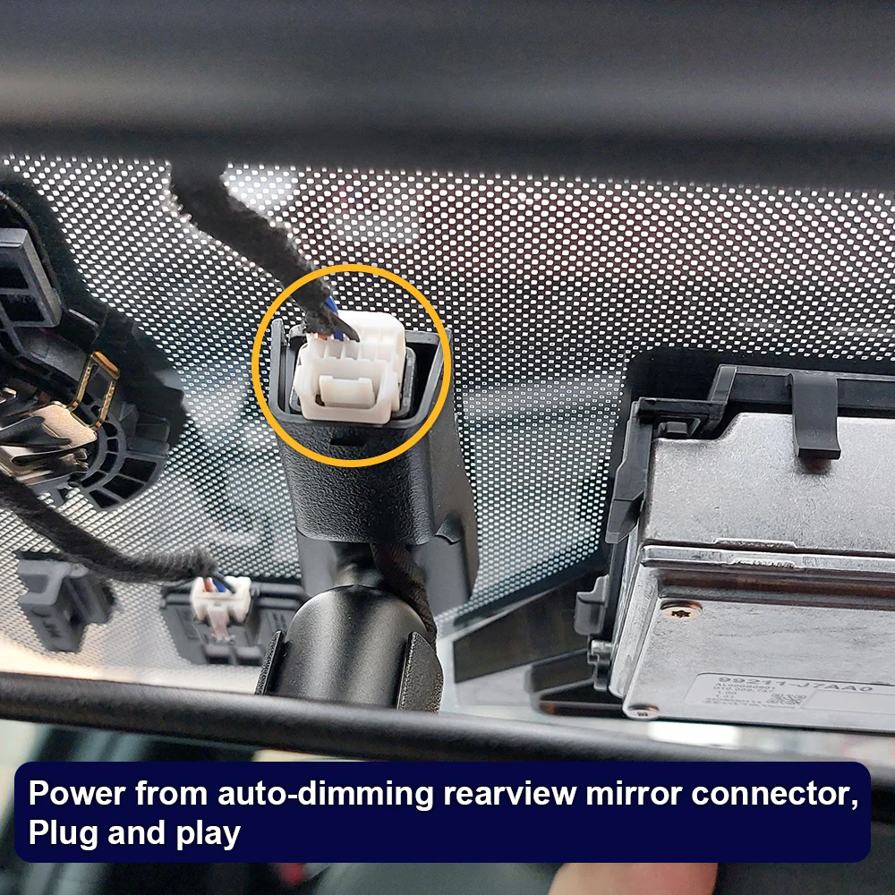 FITCAMX Dash Cam for Hyundai Sonata, N-Line 2024 2025 2026  (Right Hand Drive vehicle) (Rear Mirror Cover part number 96030-L1620) - Image 3