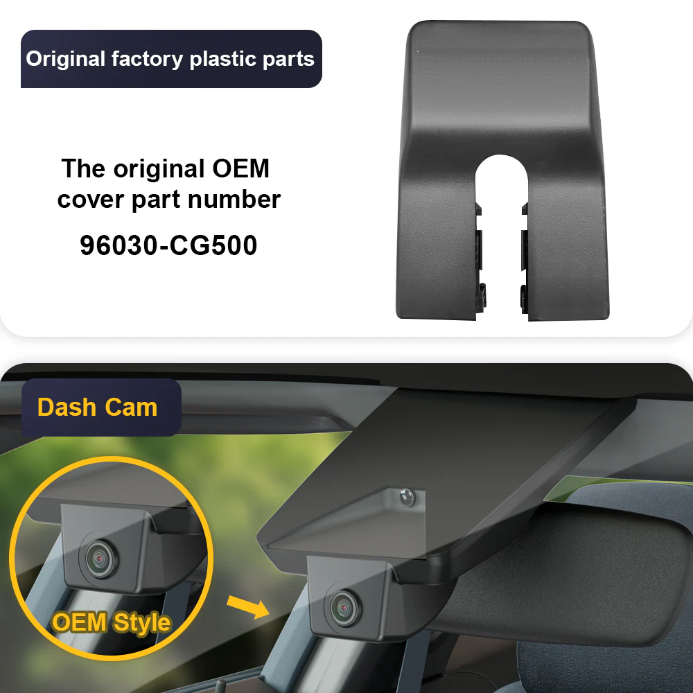 FITCAMX Dash Cam for Hyundai Staria 2021-2025 (Rear Mirror Cover part number 96030-CG500) - Image 2