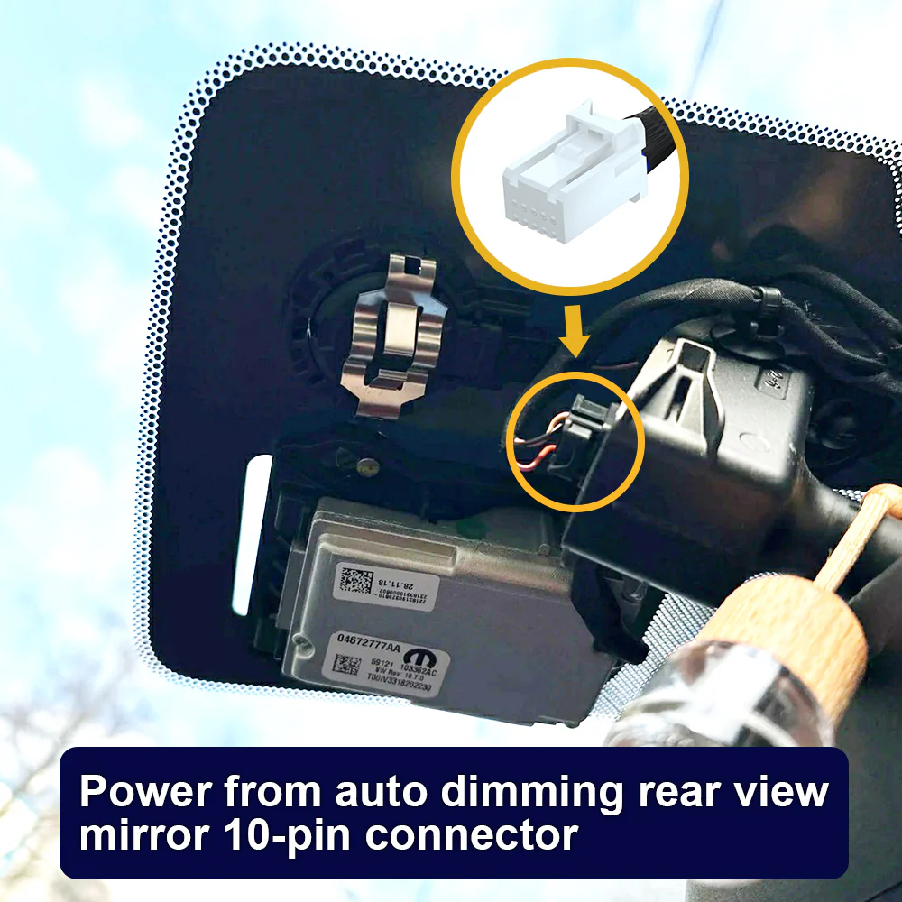 FITCAMX Dash Cam for Jeep Grand Cherokee 2018-2022 - Image 4
