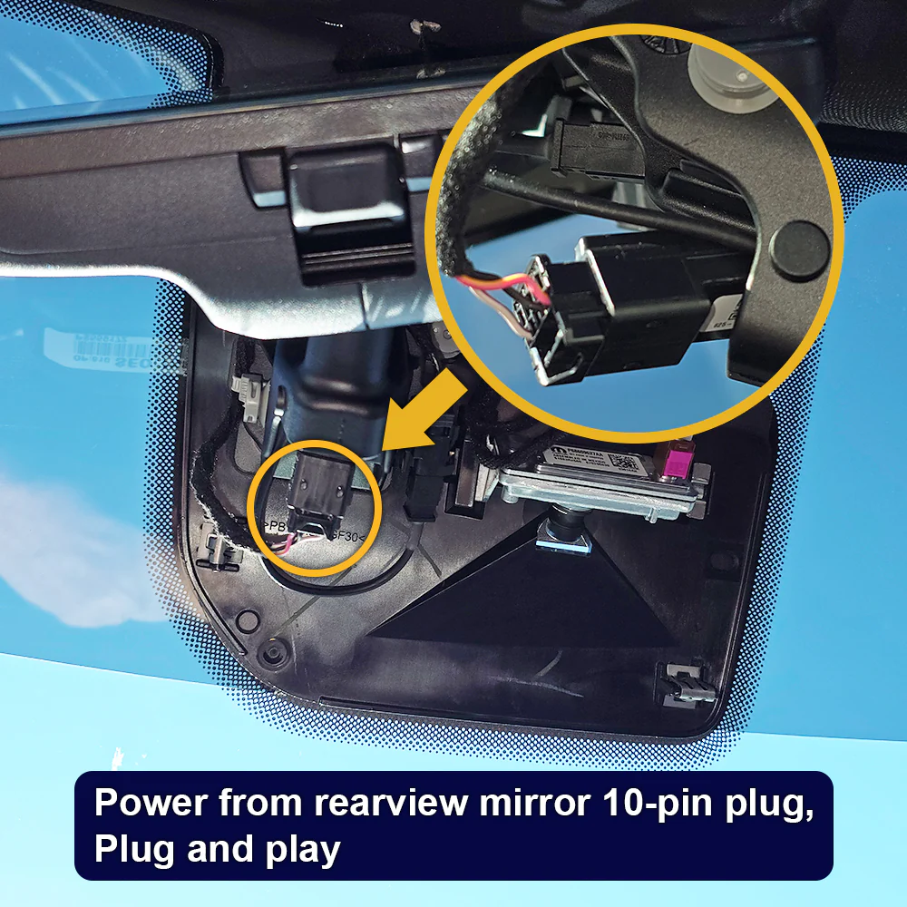 FITCAMX Dash Cam for Jeep Wagoneer, Grand Wagoneer, Grand Wagoneer L, 2022 - 2026 - Image 3