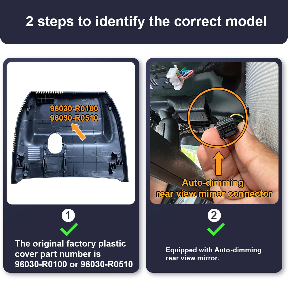FITCAMX Dash Cam for Kia Carnival 2022-2026 - Image 2