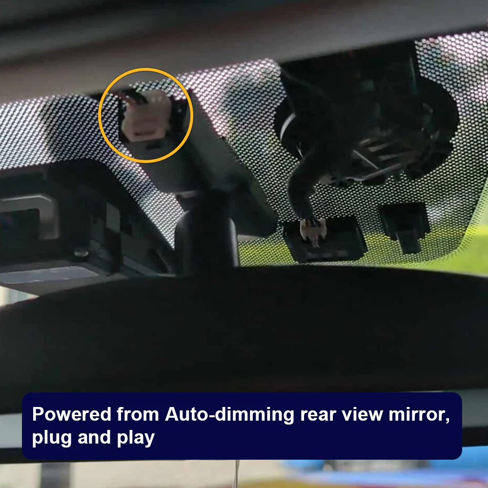 FITCAMX Dash Cam for Kia Ceed 2018-2023 (Right-hand drive car) (Rear Mirror Cover part number 96010-J7900) - Image 4