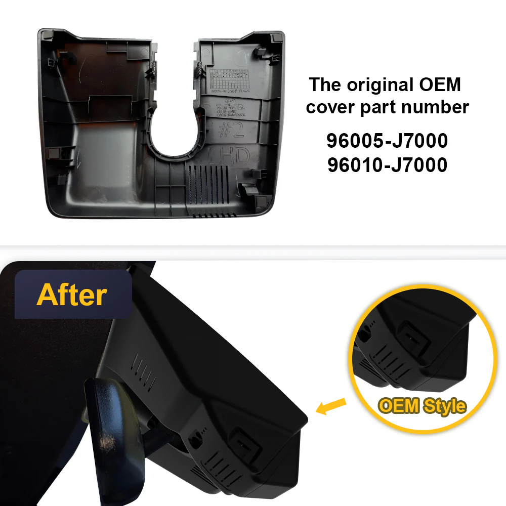 FITCAMX Dash Cam for Kia Ceed 2019-2023 (HD2-J7000) - Image 4