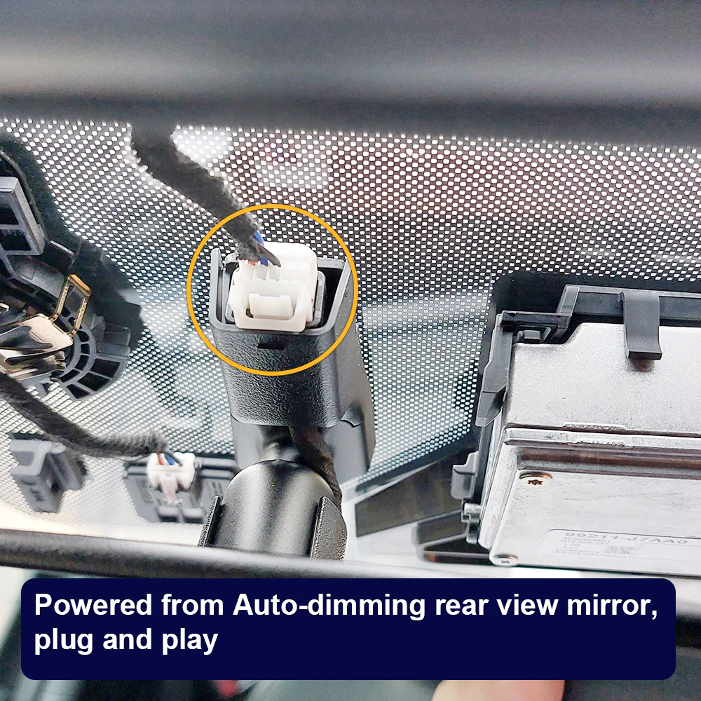 FITCAMX Dash Cam for Kia Ceed 2024 -2026 (Rear Mirror Cover part number 96010-J7450) - Image 3