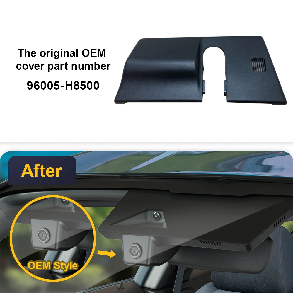 Fitcamx Dash Cam for Kia STONIC 2019 - 2023 (Rear Mirror Cover part number 96005-H8500) - Image 4