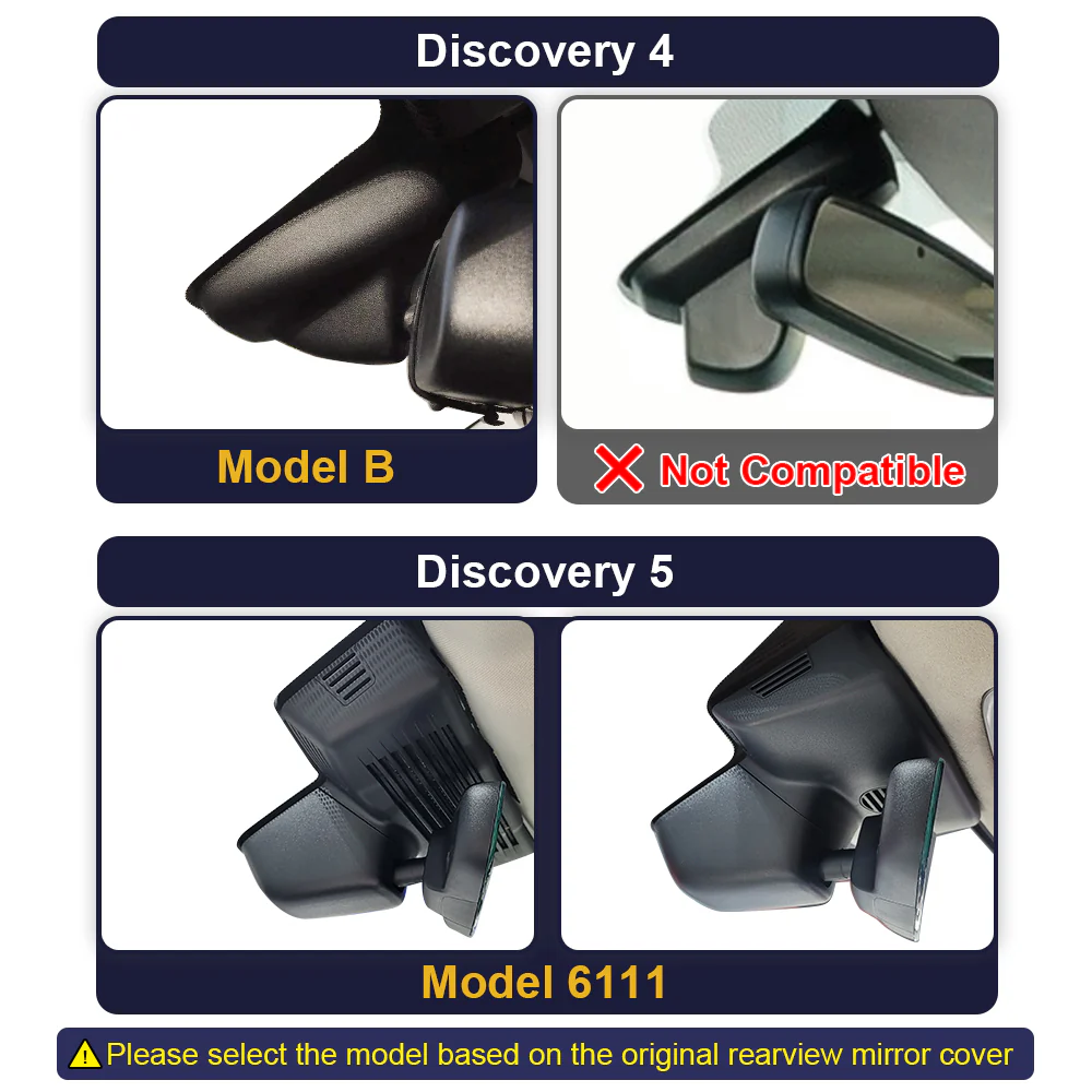 FITCAMX Dash Cam for Land Rover Discovery 4 and 5 (L462) 2011-2026 - Image 4