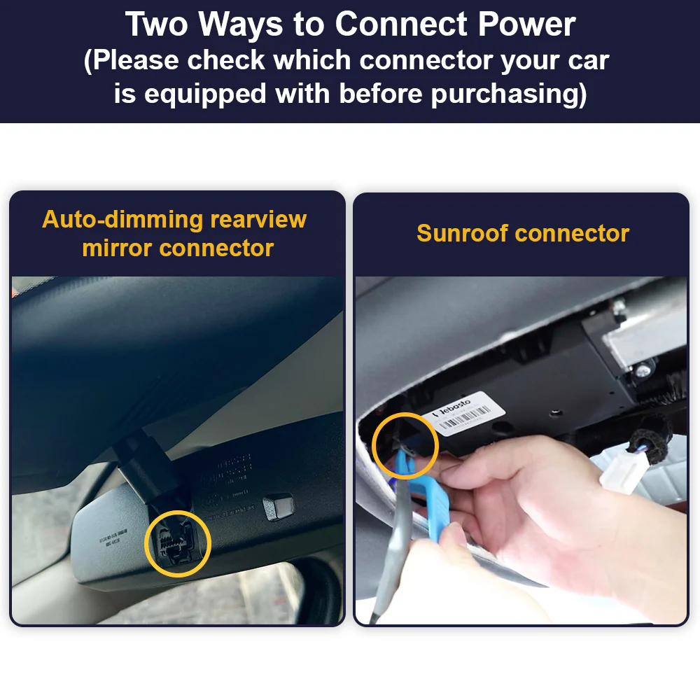 FITCAMX Dash Cam for Mazda6 2018-2023 (RHD, Right-hand drive) Sedan, Wagon, Hatchback - Image 3