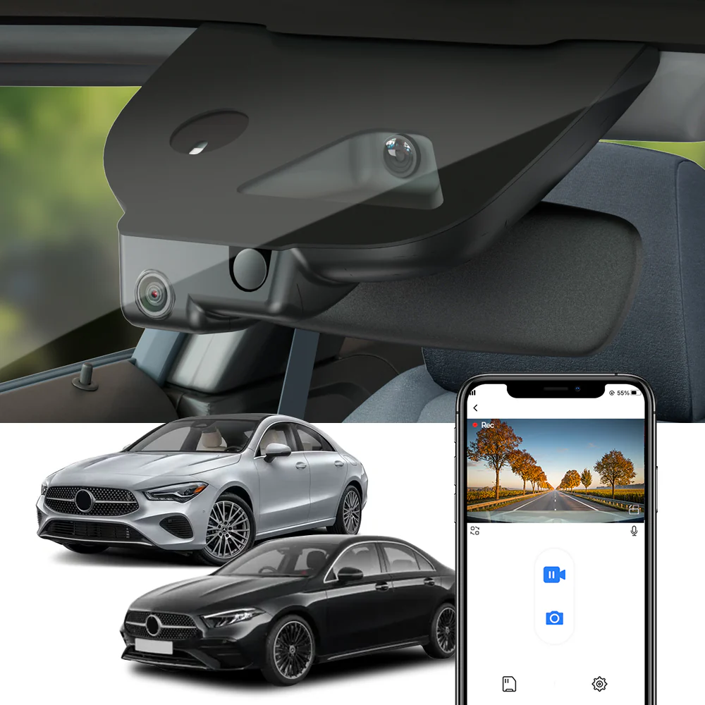 FITCAMX Dash Cam for Mercedes-Benz A Class, CLA Class 2024-2026