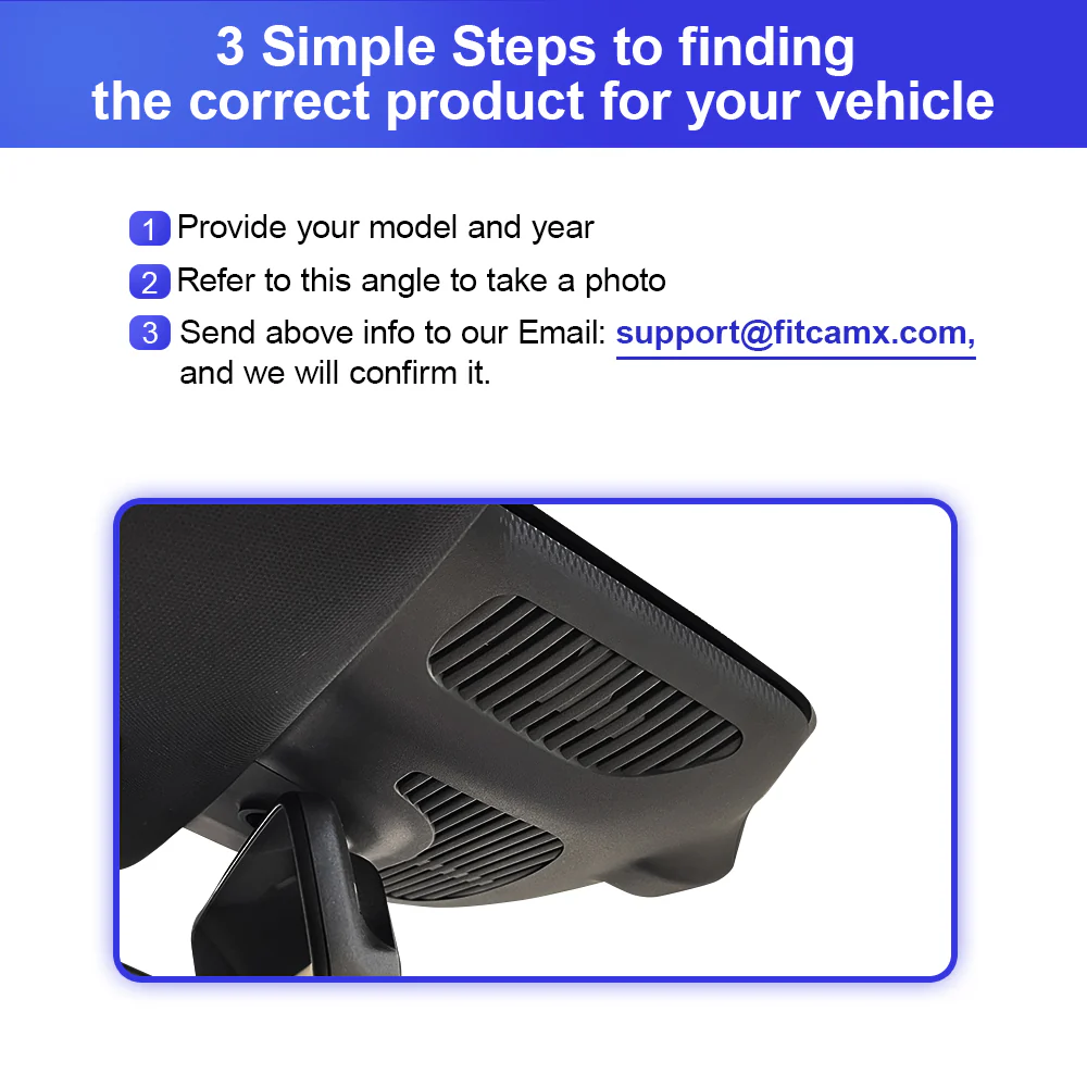 Fitcamx Dash Cam for Mercedes-Benz EQE SUV 2023 -2025 - Image 7