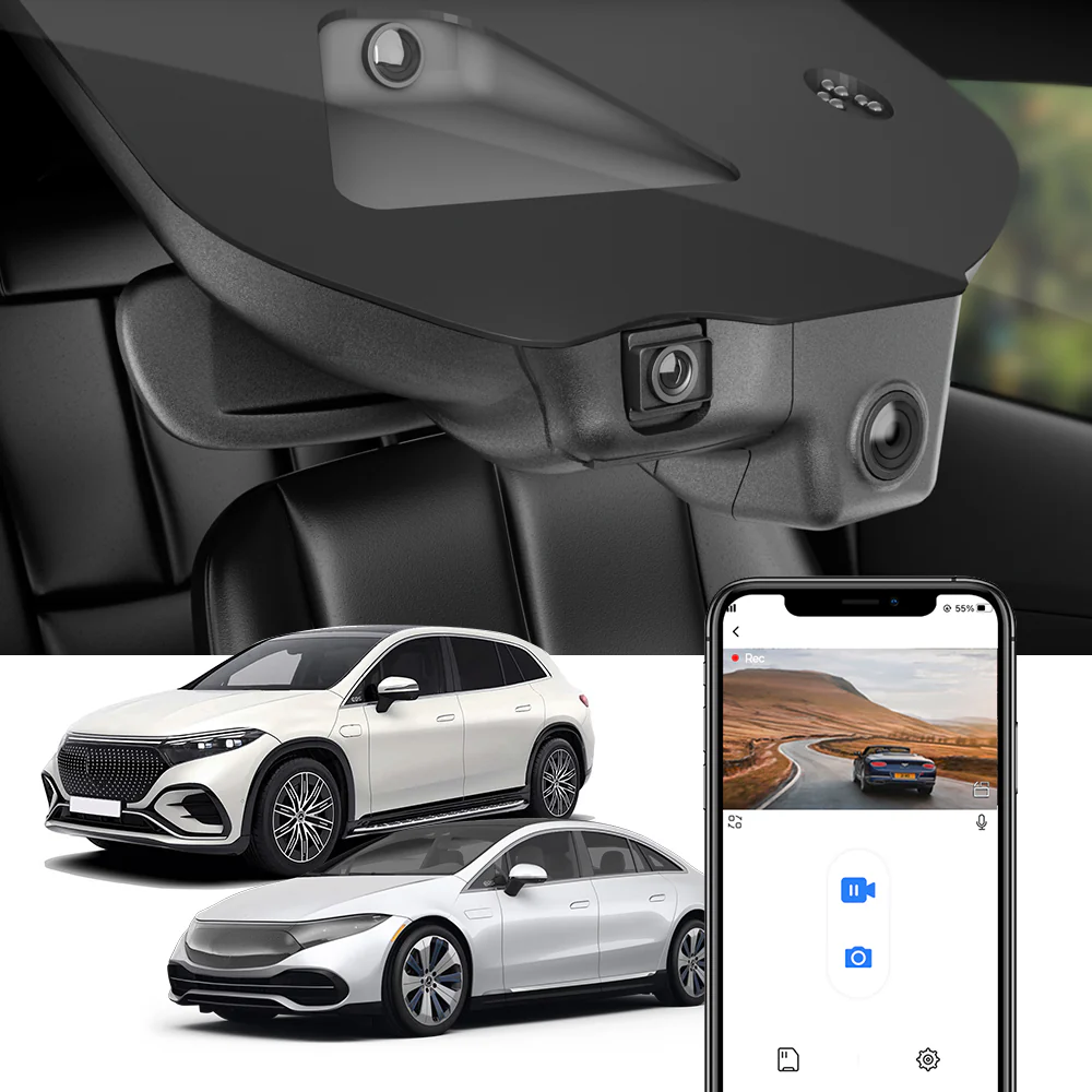 FITCAMX Dash Cam for Mercedes-Benz EQS Sedan and SUV 2023-2025