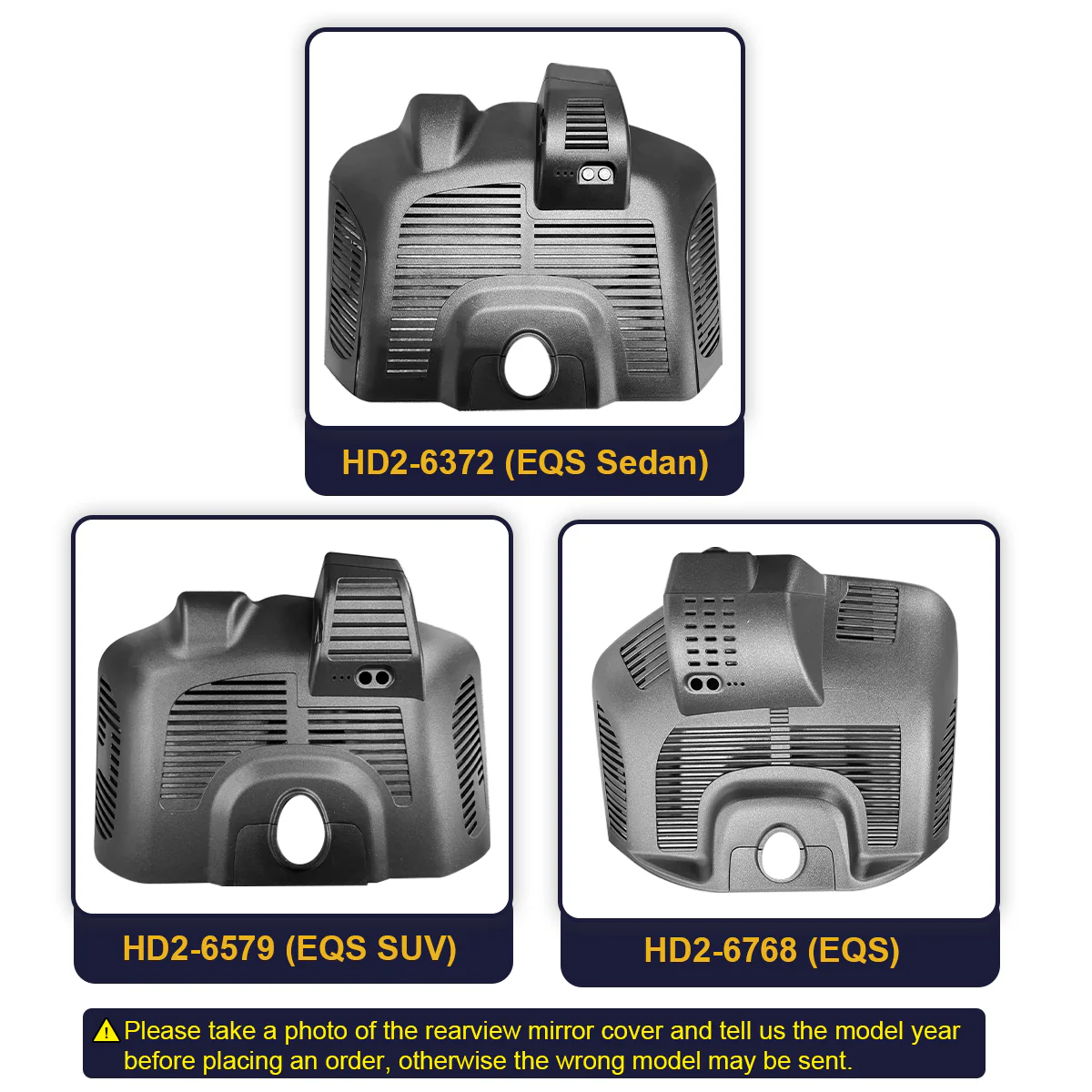FITCAMX Dash Cam for Mercedes-Benz EQS Sedan and SUV 2023-2025 - Image 2
