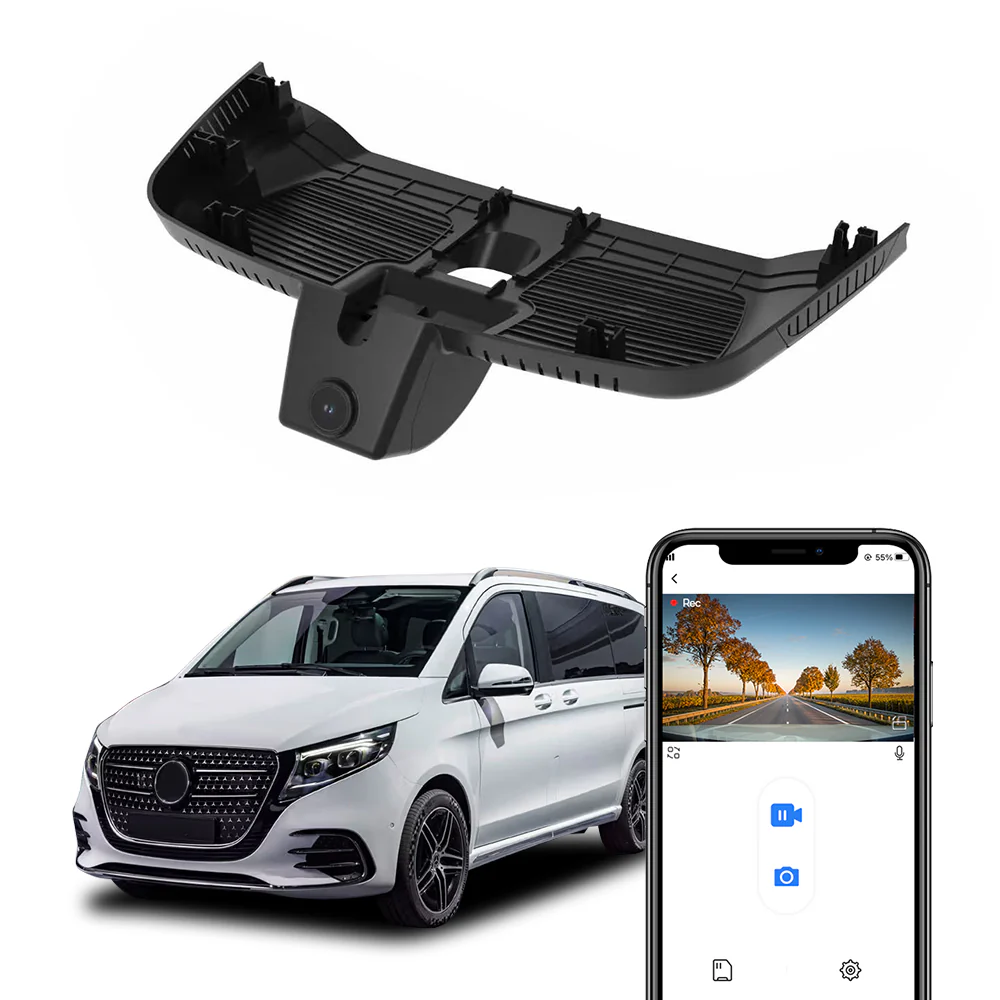 FITCAMX Dash Cam for Mercedes-Benz V-Class (facelift) EQV Vito eVito 2024-2026