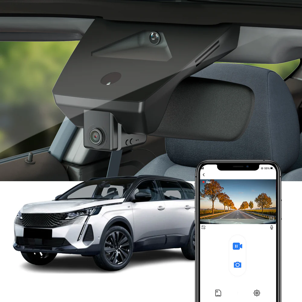 FITCAMX Dash Cam for Peugeot 5008, 5008 GT 2025-2026