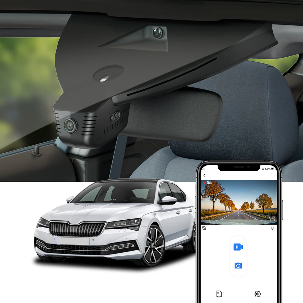 FITCAMX Dash Cam for Skoda Superb 3 Facelift 2020-2023