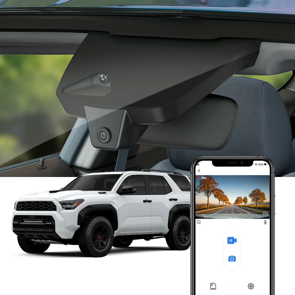 FITCAMX Dash Cam for Toyota 4Runner 2025 2026