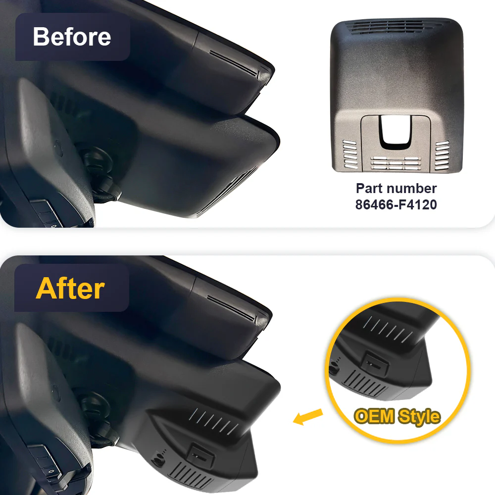 FITCAMX Dash Cam For Toyota C-HR 2024-2026 - Image 2