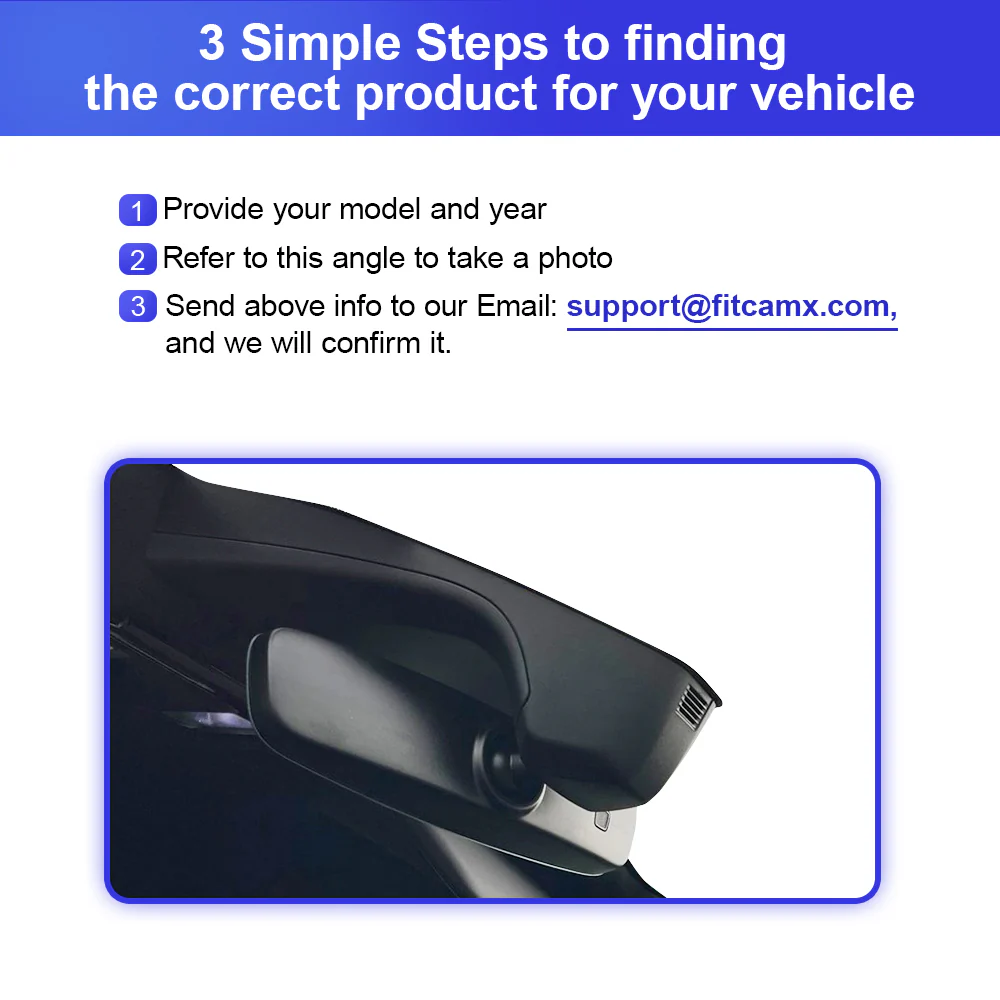 FITCAMX Dash Cam for Volkswagen ID.7 2023 -2026 - Image 4