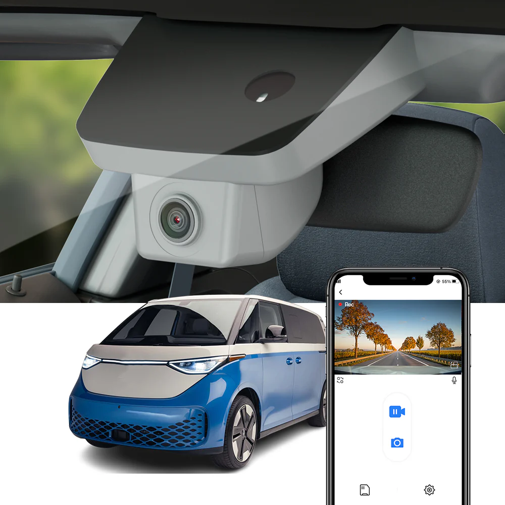 FITCAMX Dash Cam for Volkswagen ID. Buzz 2022-2026