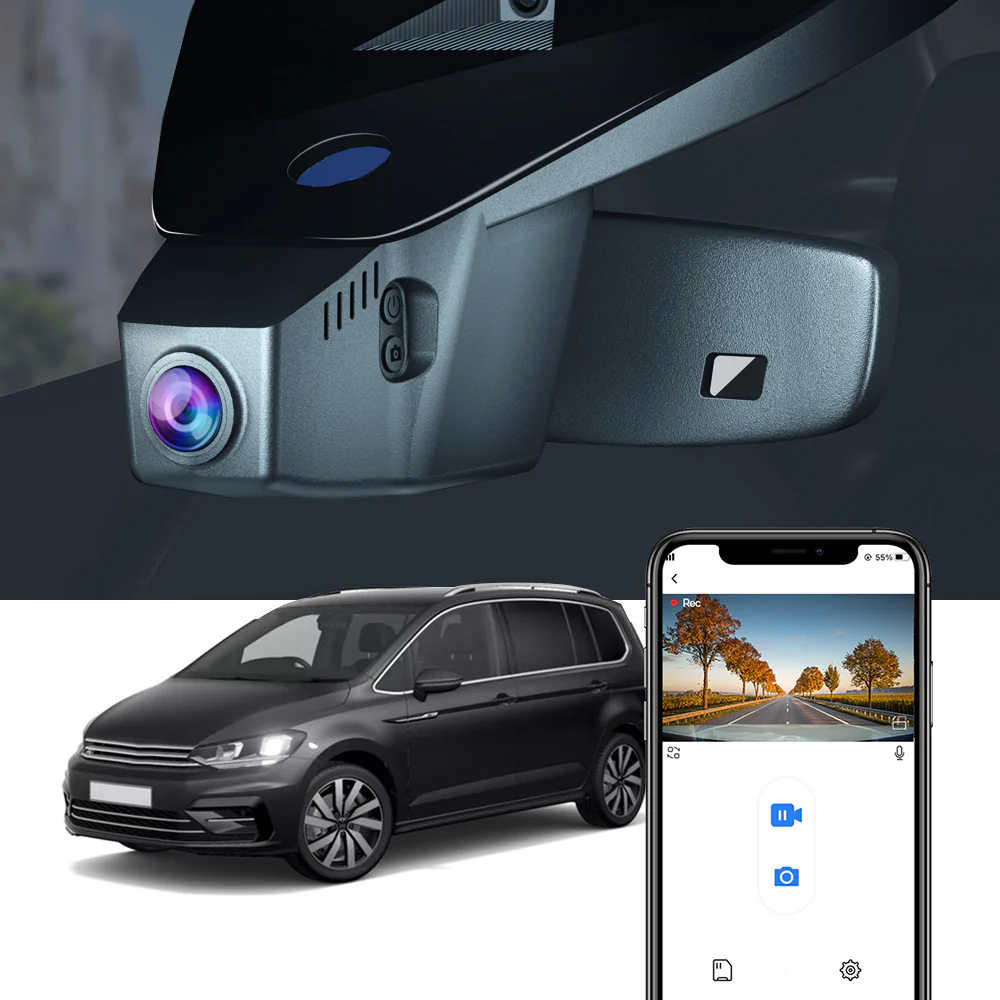 FITCAMX Dash Cam for Volkswagen Touran 2016-2025