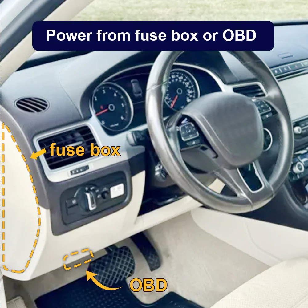 FITCAMX Dash Cam for Volkswagen VW Touareg 2011-2018 - Image 4